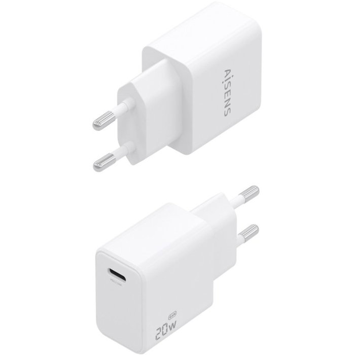 Aisens Cargador GaN USB-C 20W PD 3.0 Blanco A110-1023 Aisens Cargador GaN USB-C 20W PD 3.0 Blanco A110-1023